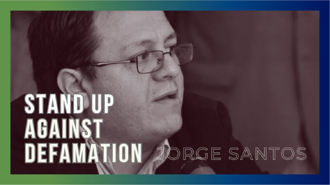 Stand Up AGainst Defamation for Human Rights Defender and UDEFEGUA's director Jorge Santos